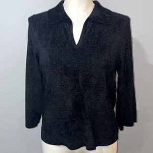 Designers Originals Vintage NWT Women’s Polo Sweater Supersoft Chenille size M